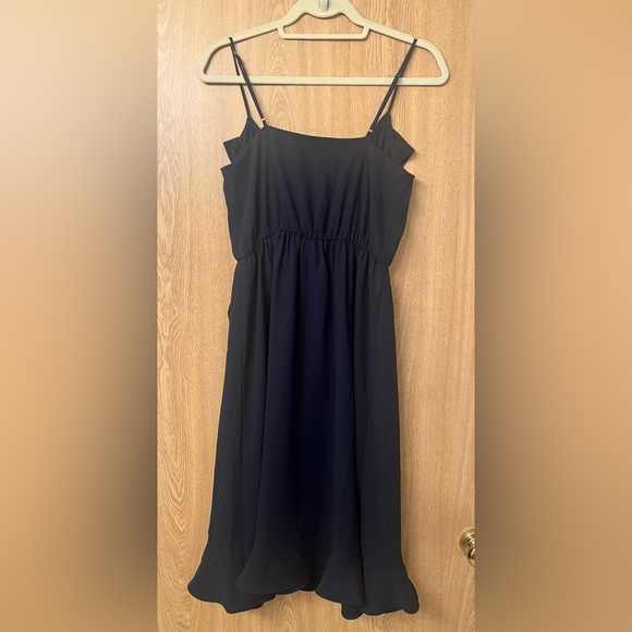 Navy J Crew Midi Dress - Picture 3 of 4